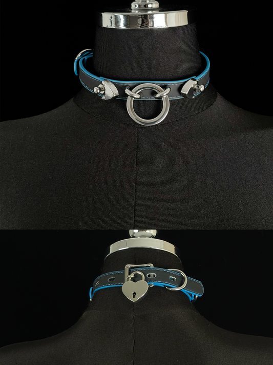 EVERGLIMP — Oring Choker Black to Blue