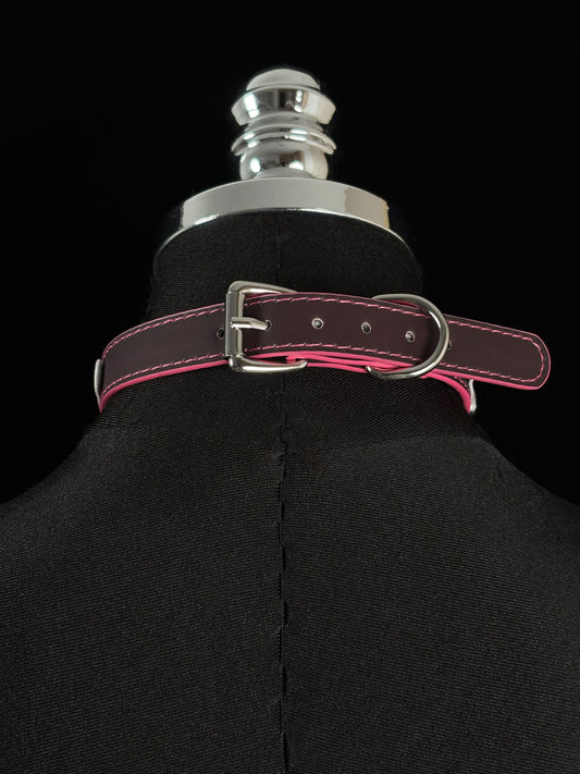 EVERGLIMP — Good Girl Heat-Reactive Choker with Silver Heart & Initials