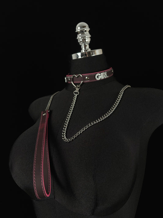 EVERGLIMP — Good Girl Silver-Tone Heat-Reactive Choker Set – Black to Red