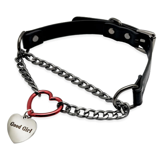 EVERGLIMP — Black Heart Necklace