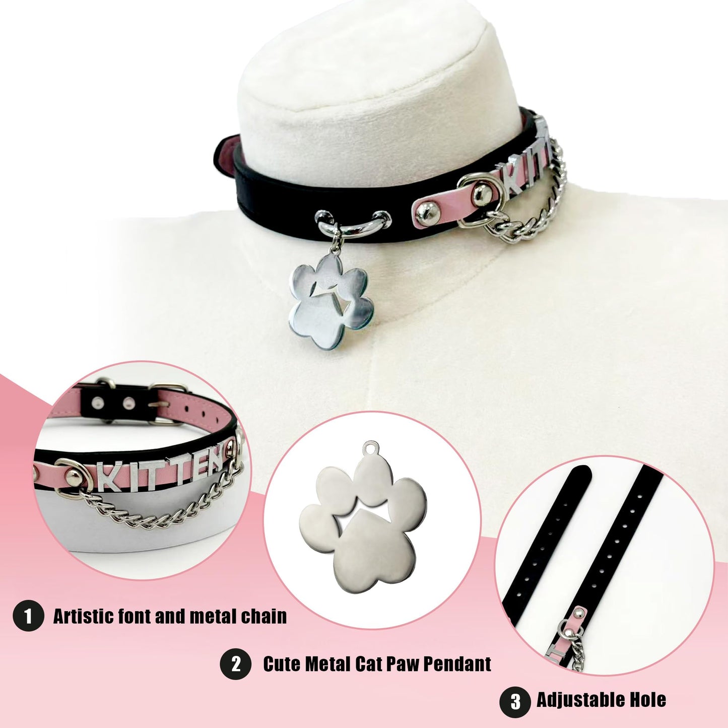 Cute Kitten Pendant Necklace