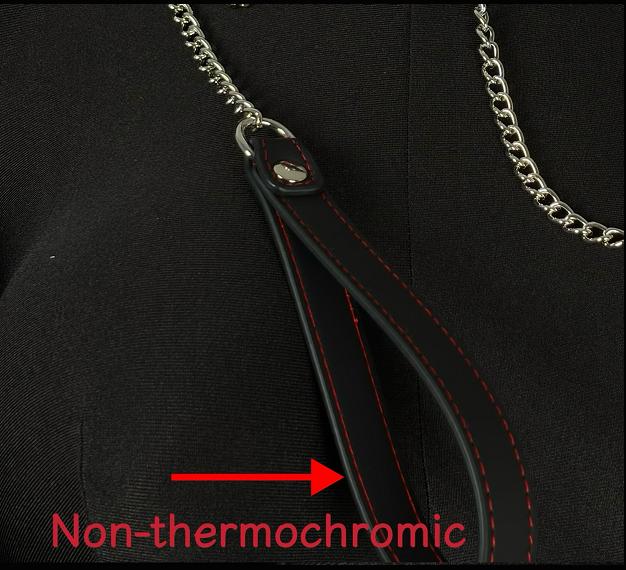 EVERGLIMP — Non-Color-Changing Black Leather Chain Accessory