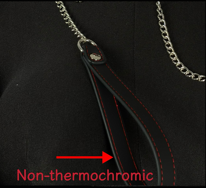 EVERGLIMP — Non-Color-Changing Black Leather Chain Accessory
