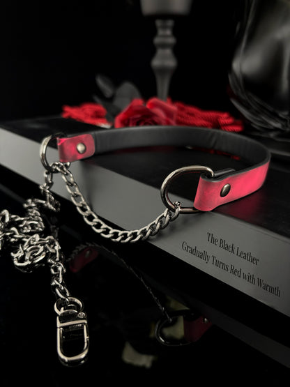 EVERGLIMP-Triple-Layer Choker-Black to Red