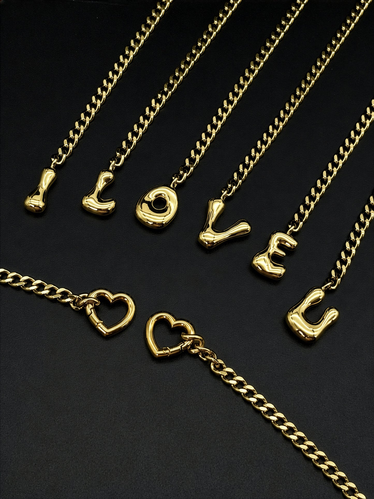 EVERGLIMP — 18K gold Plated Initial Necklace