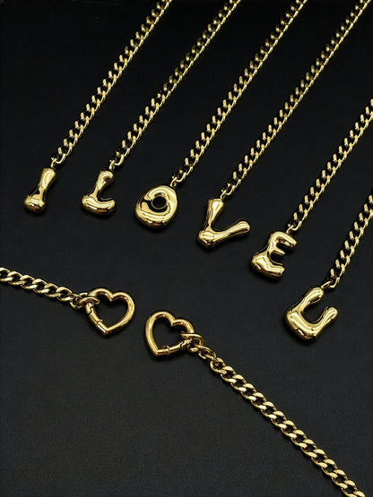 EVERGLIMP — 18K gold Plated Initial Necklace