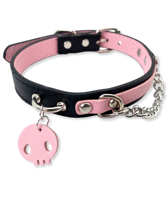 Skull-Themed PU Gothic Jewelry Choker