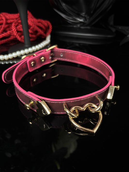 EVERGLIMP — Heart Temperature-Sensitive Choker black to red