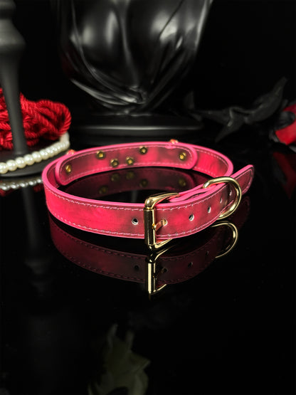 EVERGLIMP — “Heart” — Three Strips of Leather Turn from Black to Red