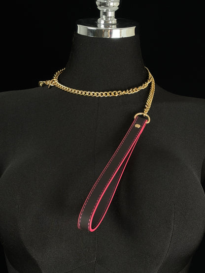 EVERGLIMP — Color-Changing Leather Chain Accessory -Black to Red