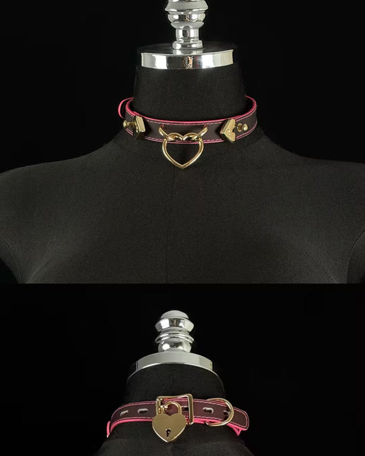 EVERGLIMP — Heart Temperature-Sensitive Choker black to red