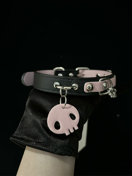 Skull-Themed PU Gothic Jewelry Choker