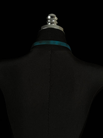 EVERGLIMP-Triple-Layer Choker-Black to Blue