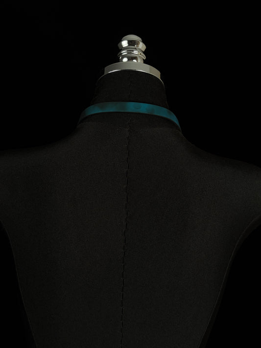 EVERGLIMP-Triple-Layer Choker-Black to Blue