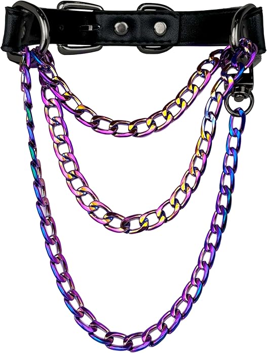 EVERGLIMP — Triple-Layer Choker-Rainbow
