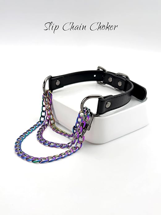 EVERGLIMP — Triple-Layer Choker-Rainbow