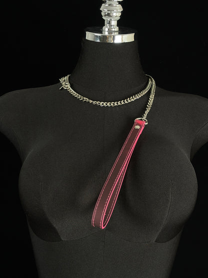 EVERGLIMP — Color-Changing Leather Chain Accessory -Black to Red