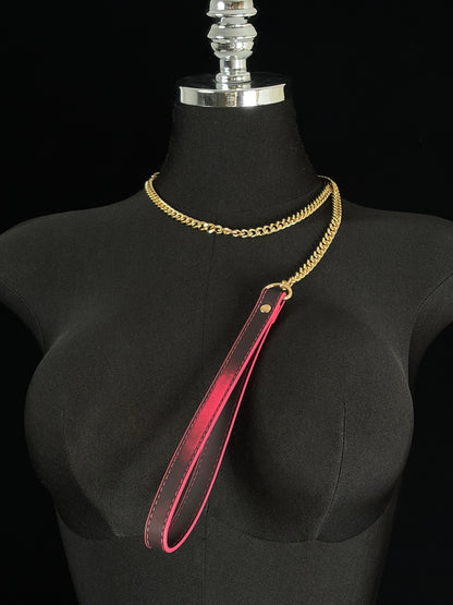 EVERGLIMP — Color-Changing Leather Chain Accessory -Black to Red