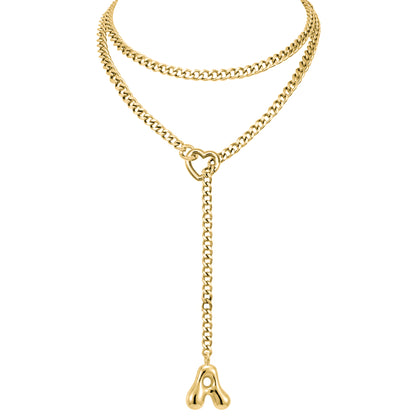 EVERGLIMP — 18K gold Plated Initial Necklace