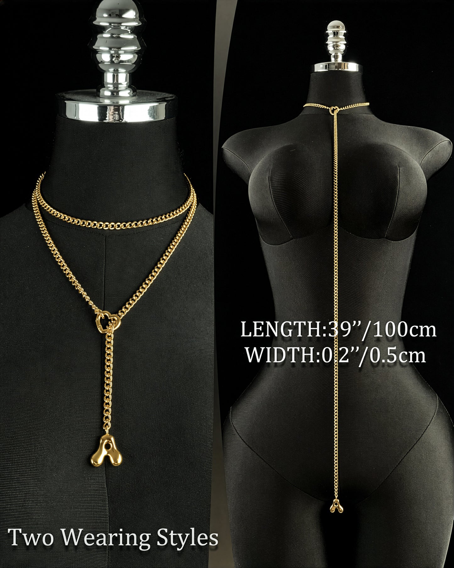 EVERGLIMP — 18K gold Plated Initial Necklace