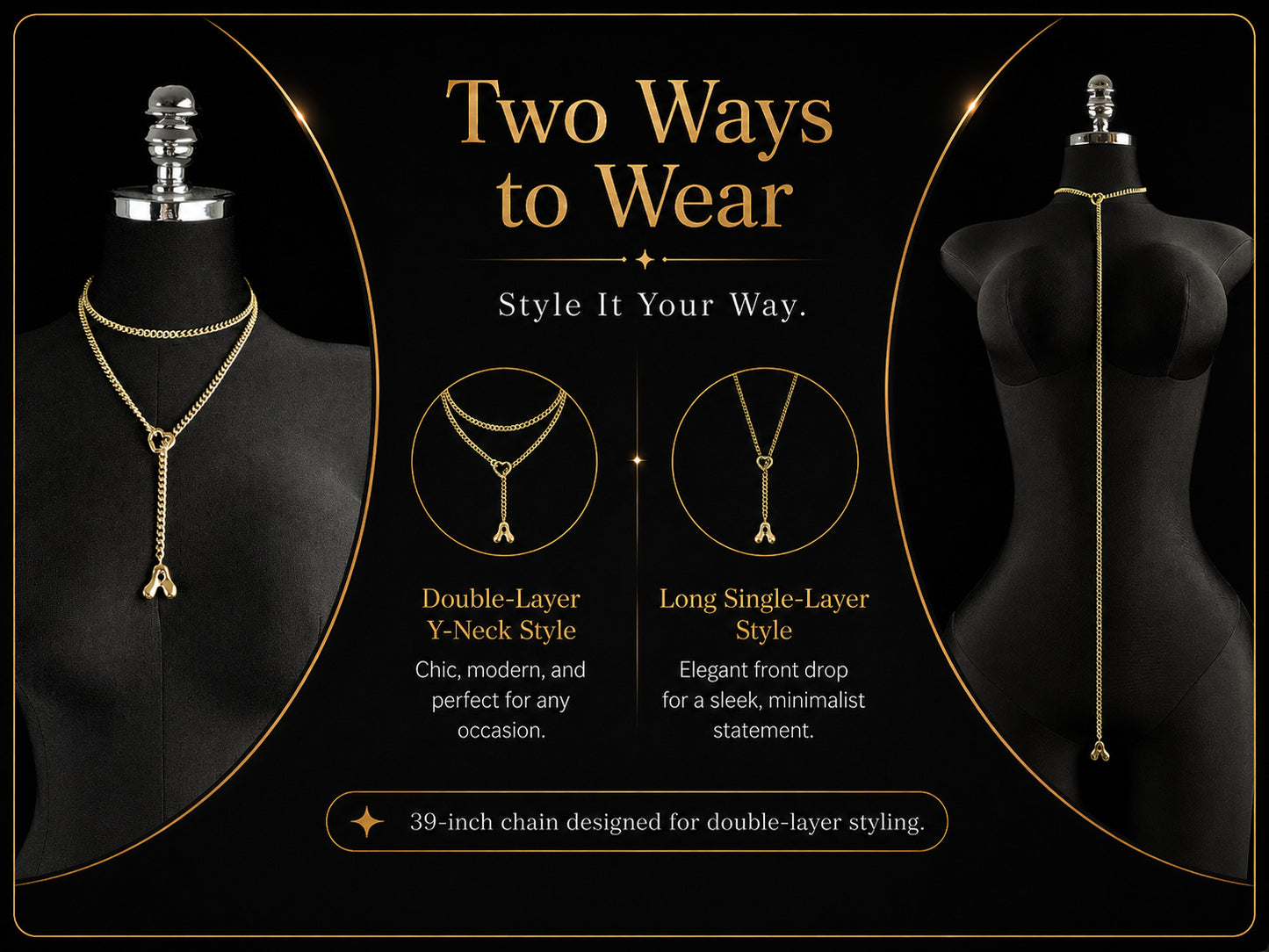 EVERGLIMP — 18K gold Plated Initial Necklace