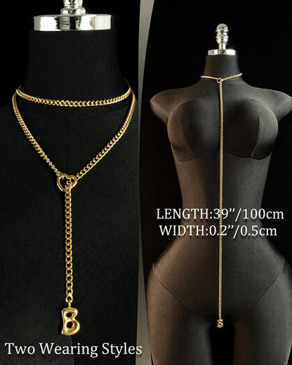 EVERGLIMP — 18K gold Plated Initial Necklace