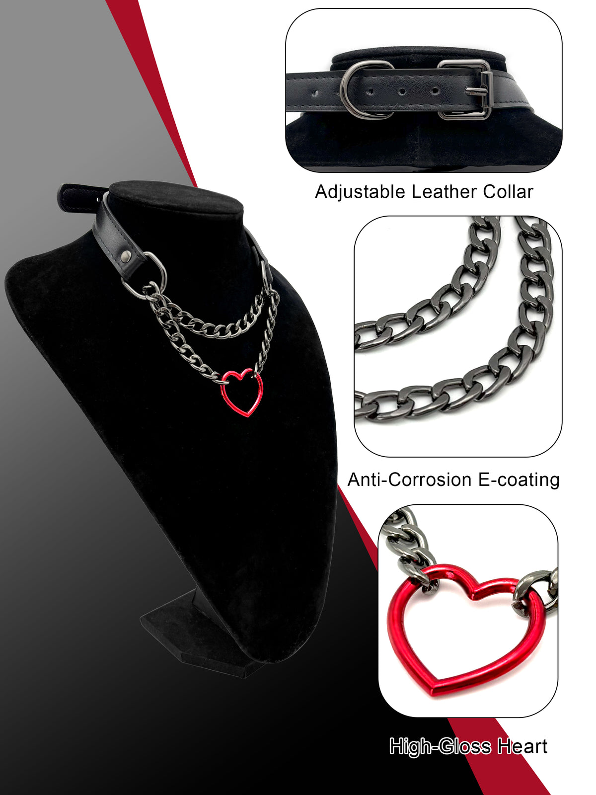 EVERGLIMP — Heart Pendant Necklace