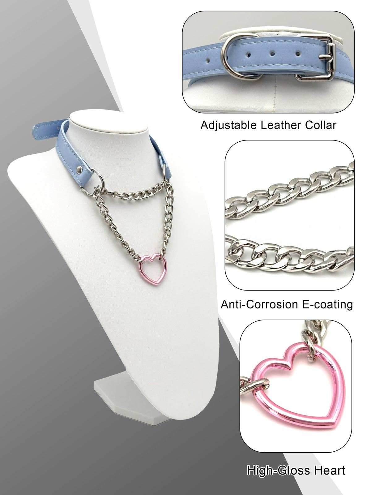 EVERGLIMP — Heart O-Ring Pendant Necklace For Women
