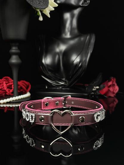 EVERGLIMP — Good Girl Silver-Tone Heat-Reactive Choker Set – Black to Red