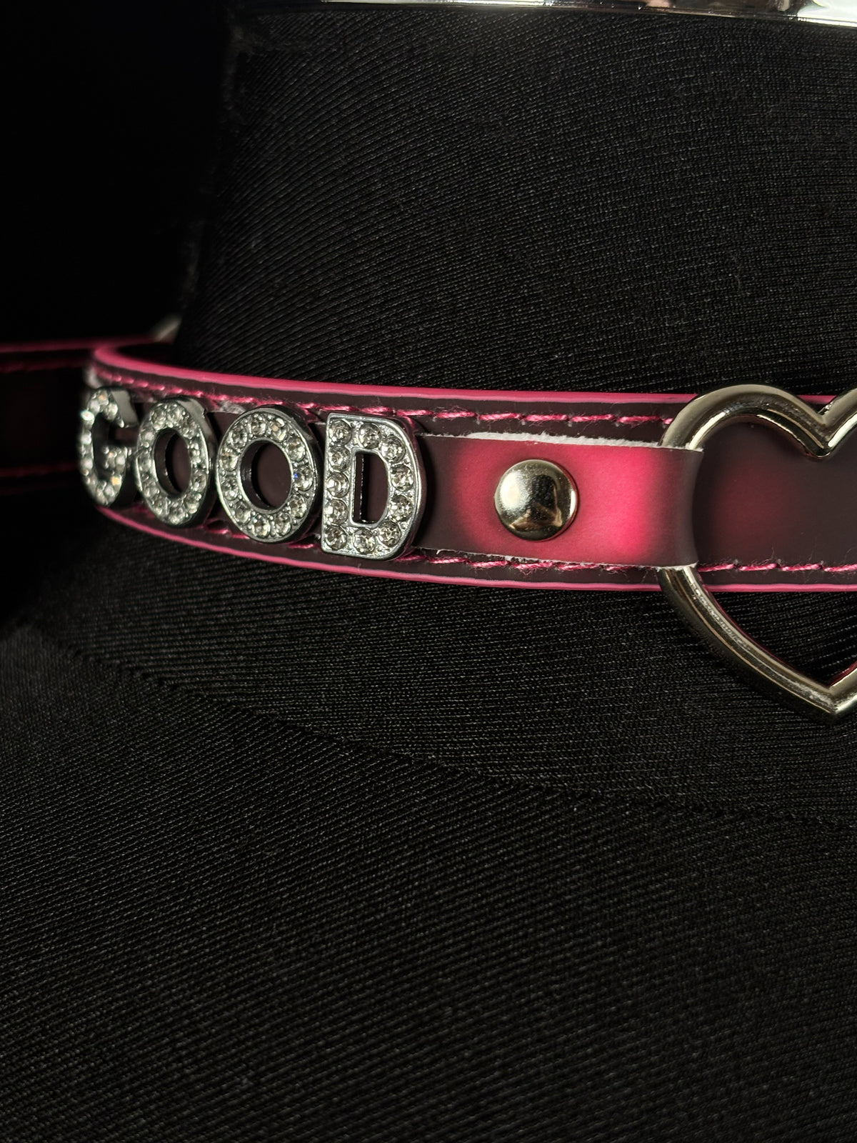 EVERGLIMP — Good Girl Silver-Tone Heat-Reactive Choker Set – Black to Red