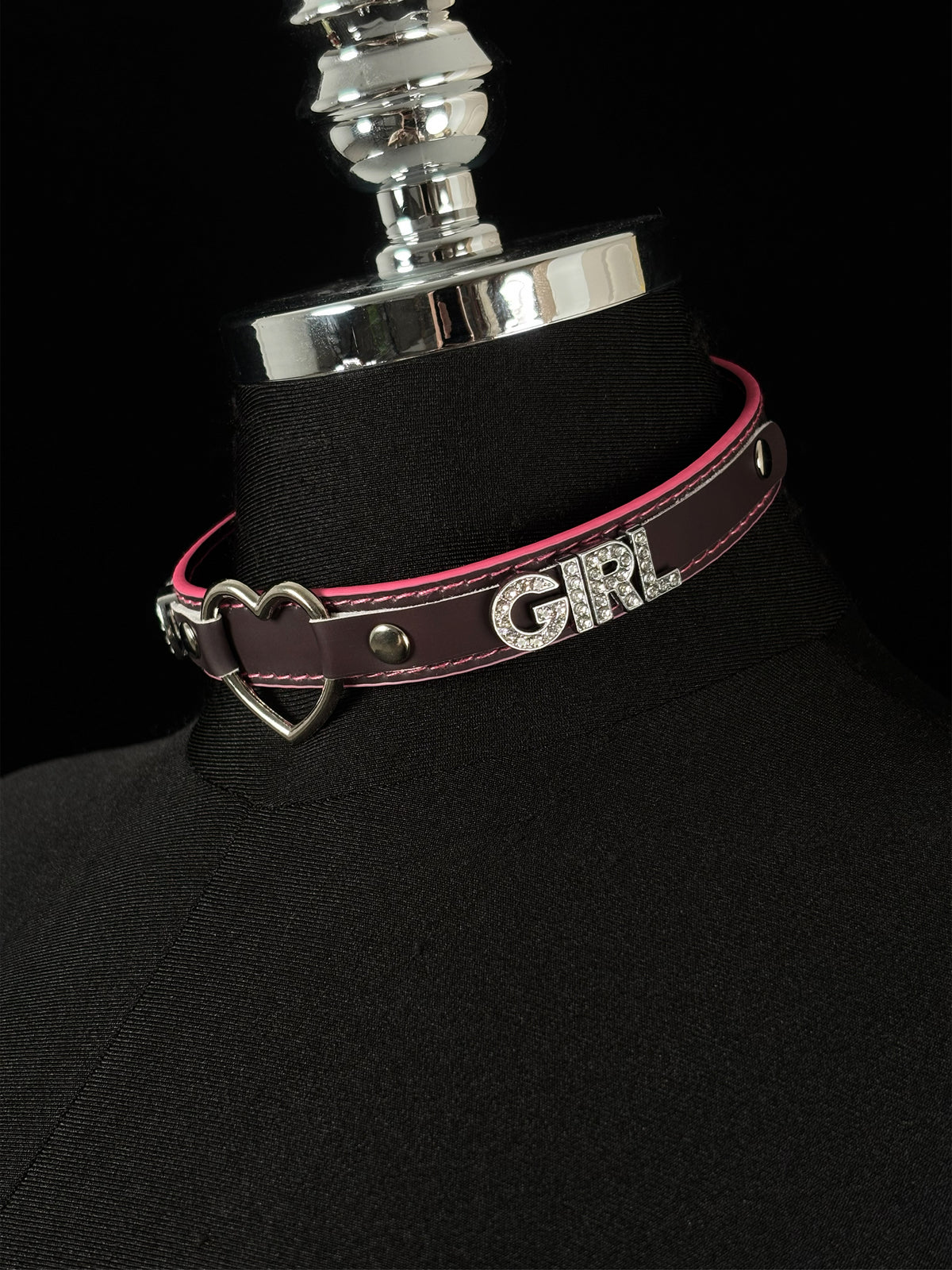 EVERGLIMP — Good Girl Silver-Tone Heat-Reactive Choker Set – Black to Red