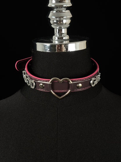 EVERGLIMP — Good Girl Silver-Tone Heat-Reactive Choker Set – Black to Red