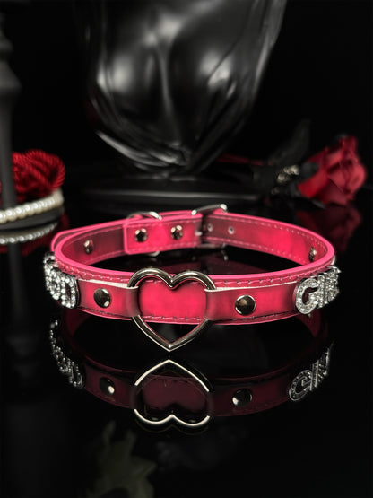 EVERGLIMP — Good Girl Silver-Tone Heat-Reactive Choker Set – Black to Red