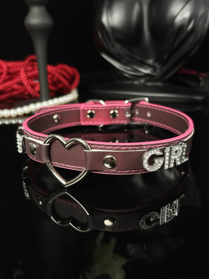 EVERGLIMP — Good Girl Silver-Tone Heat-Reactive Choker Set – Black to Red