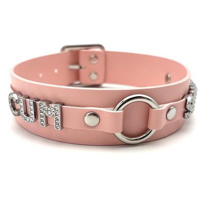 Handmade Black & Pink O-Ring Choker