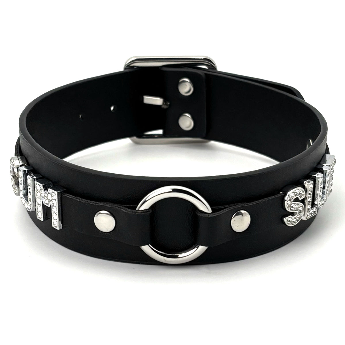 Handmade Black & Pink O-Ring Choker