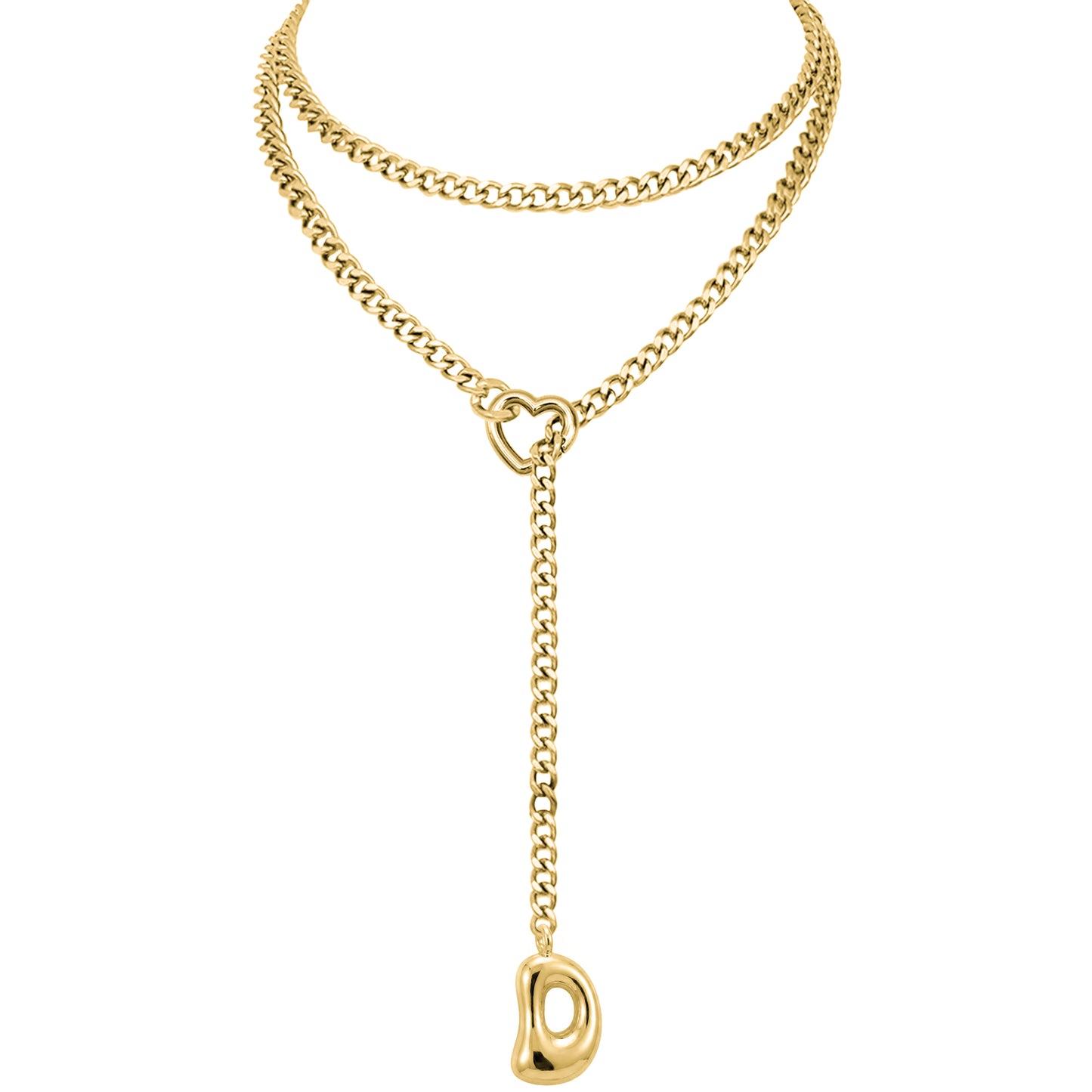 EVERGLIMP — 18K gold Plated Initial Necklace