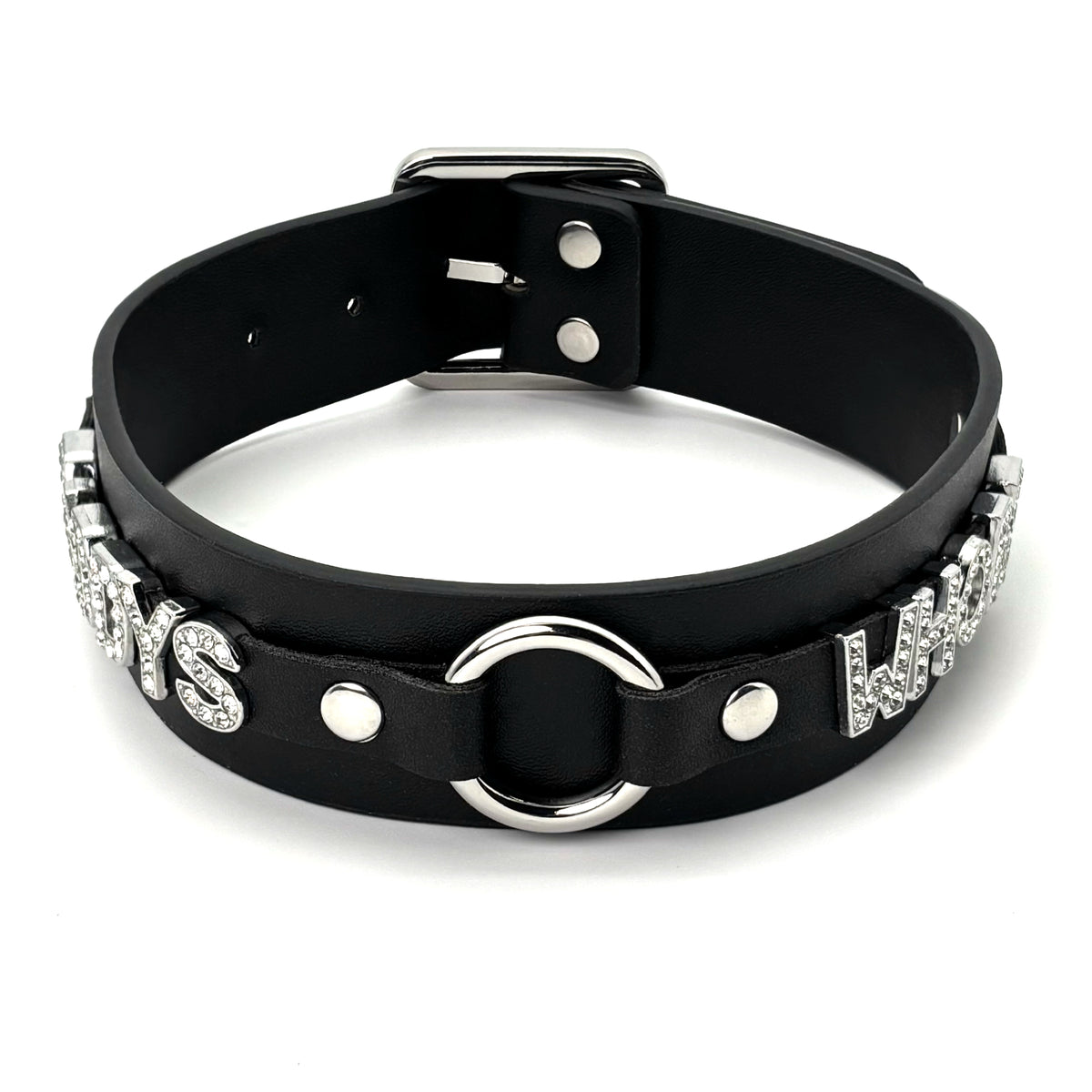 Handmade Black & Pink O-Ring Choker