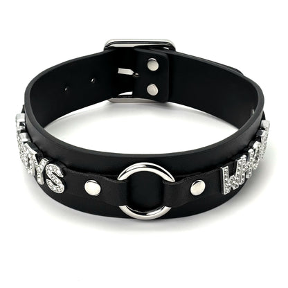 Handmade Black & Pink O-Ring Choker