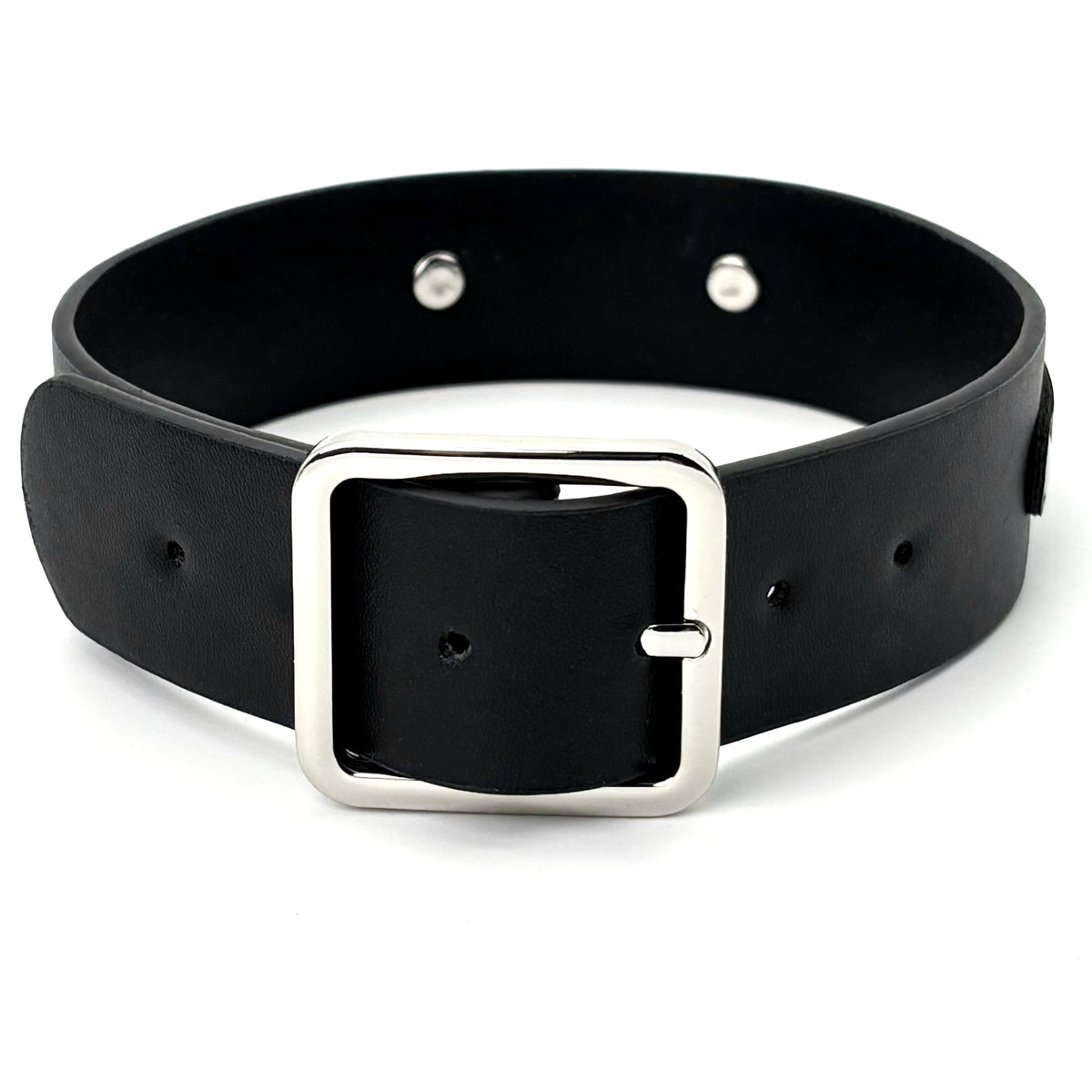 Classic Black & Pink O-Ring Pu Gothic Jewelry  Choker Necklace For Women