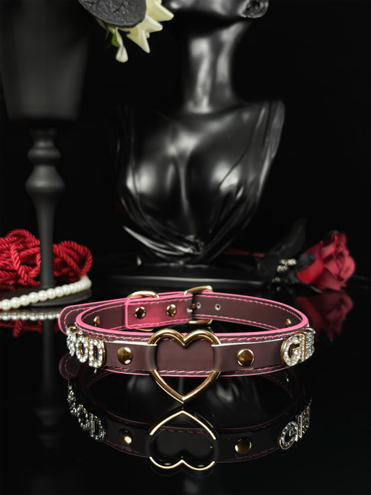 EVERGLIMP — Good Girl Gold-Tone Heat-Reactive Choker Set – Black to Red