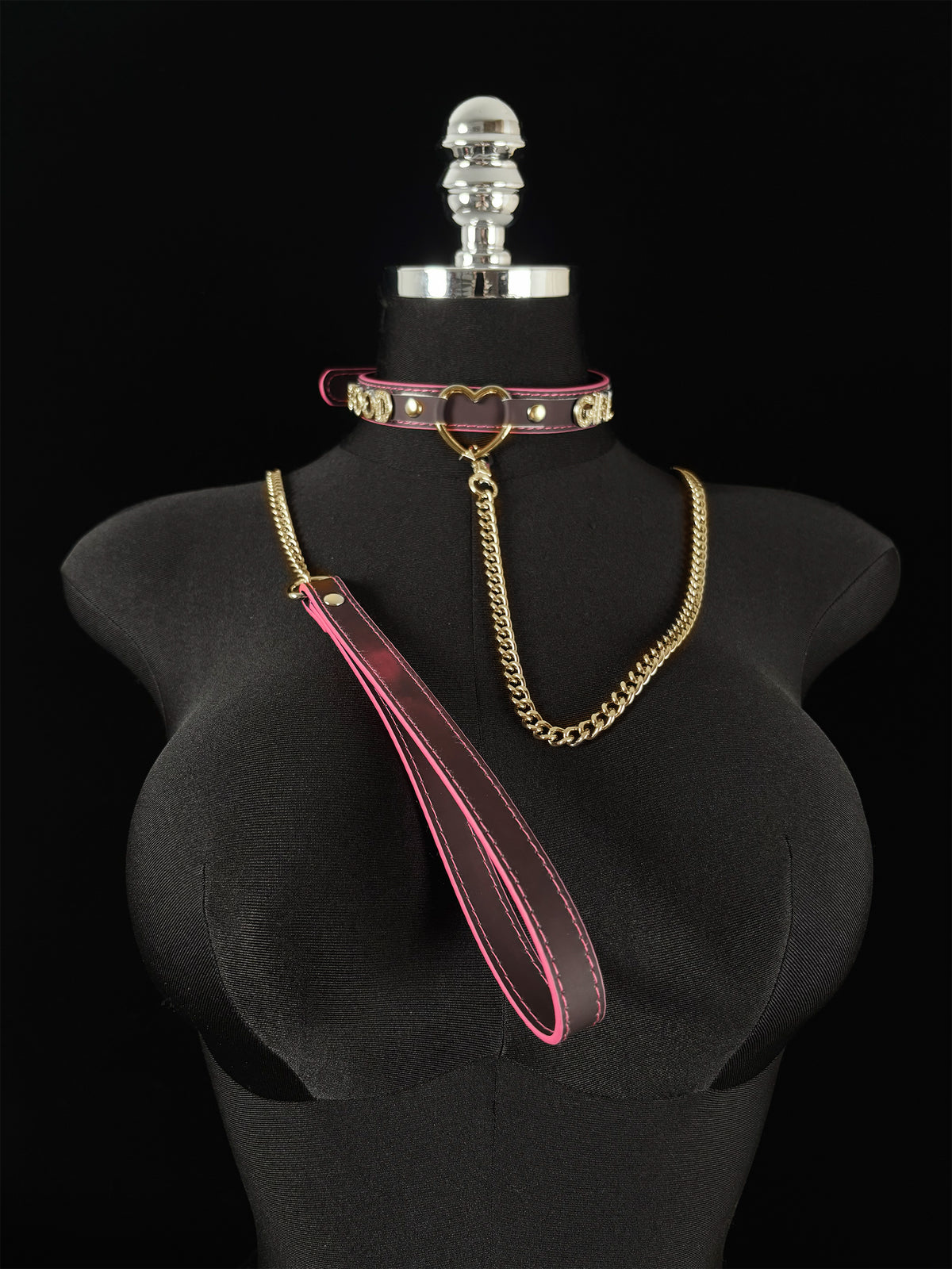 EVERGLIMP — Good Girl Gold-Tone Heat-Reactive Choker Set – Black to Red