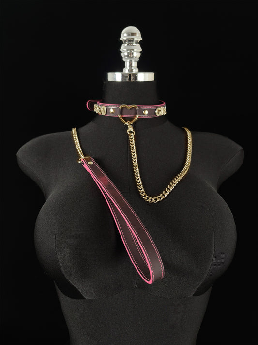EVERGLIMP — Good Girl Gold-Tone Heat-Reactive Choker Set – Black to Red