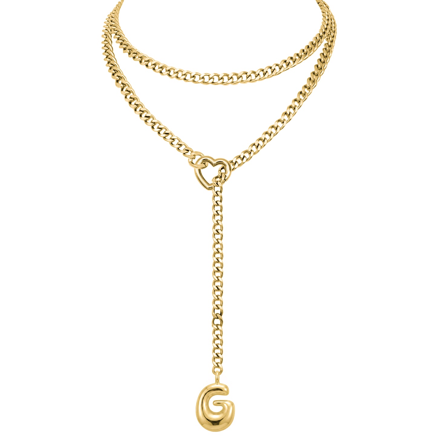 EVERGLIMP — 18K gold Plated Initial Necklace