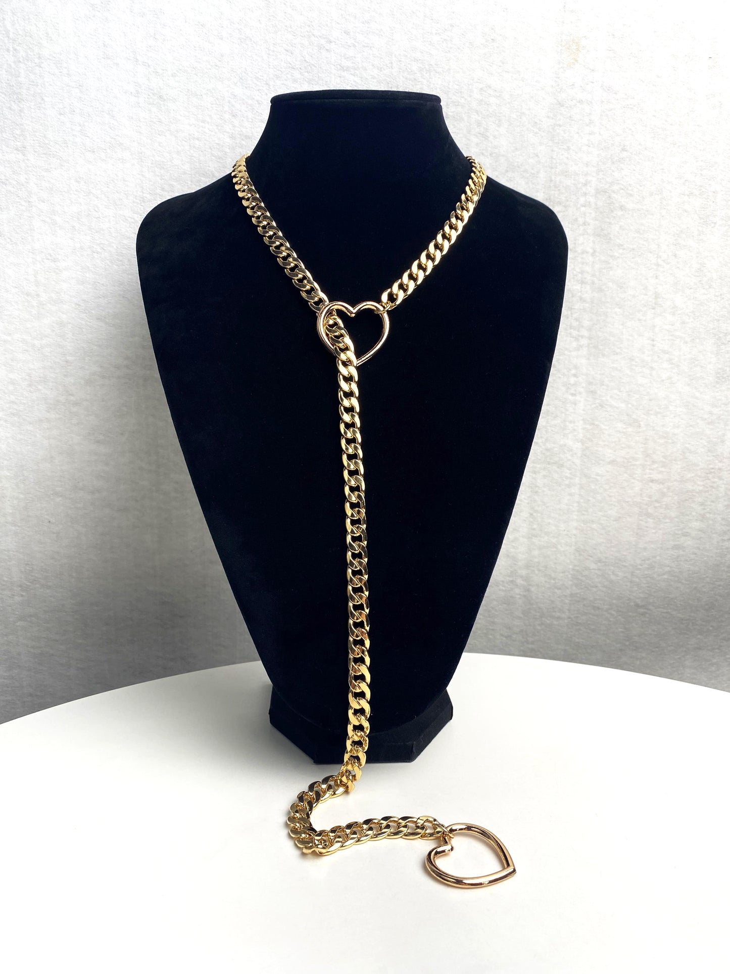 EverGlimp Heart Slip Chain Necklace For Women/Man(Sliver,Gold,Black)