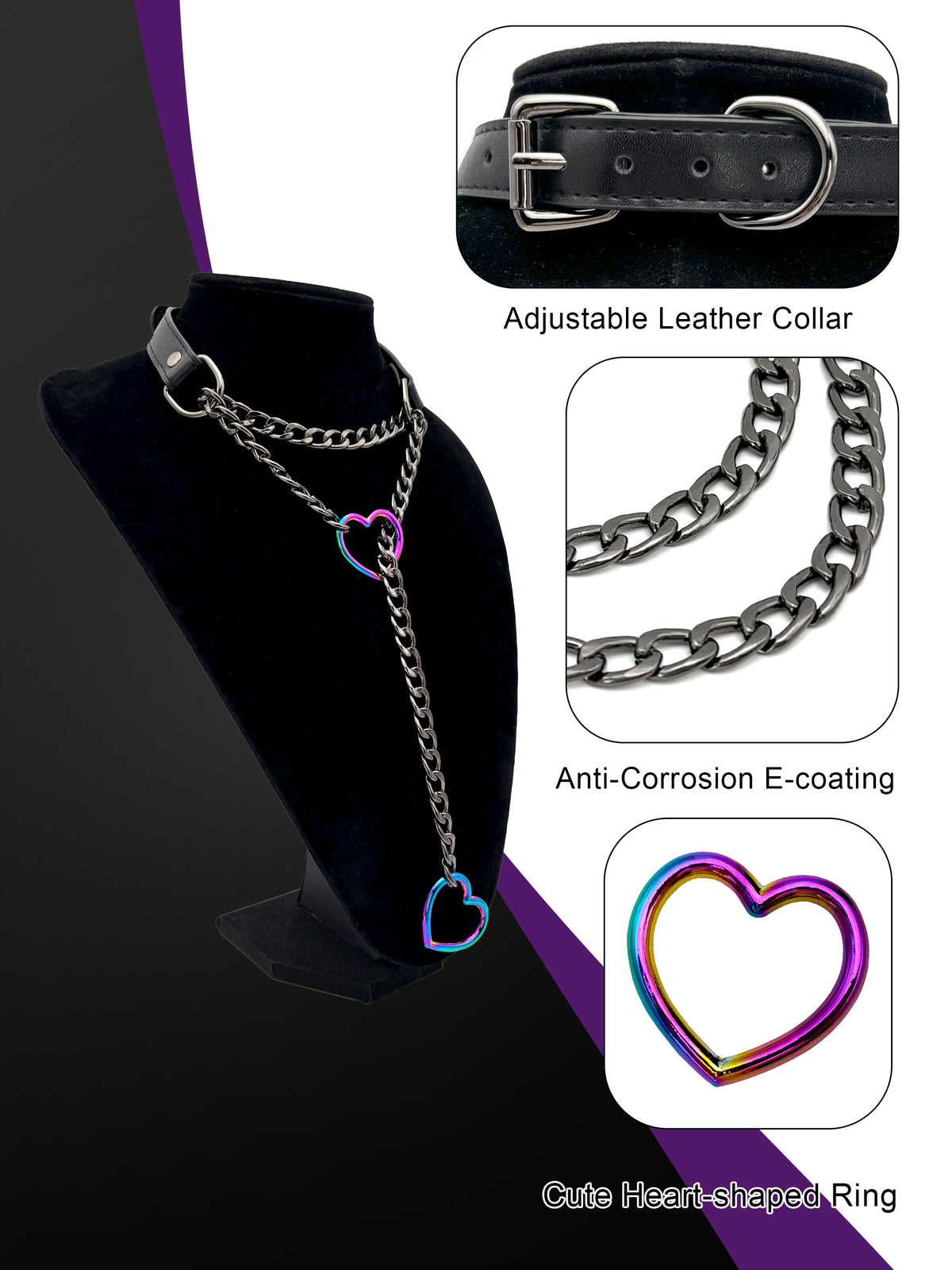 EVERGLIMP —.Heart Necklace Pendant