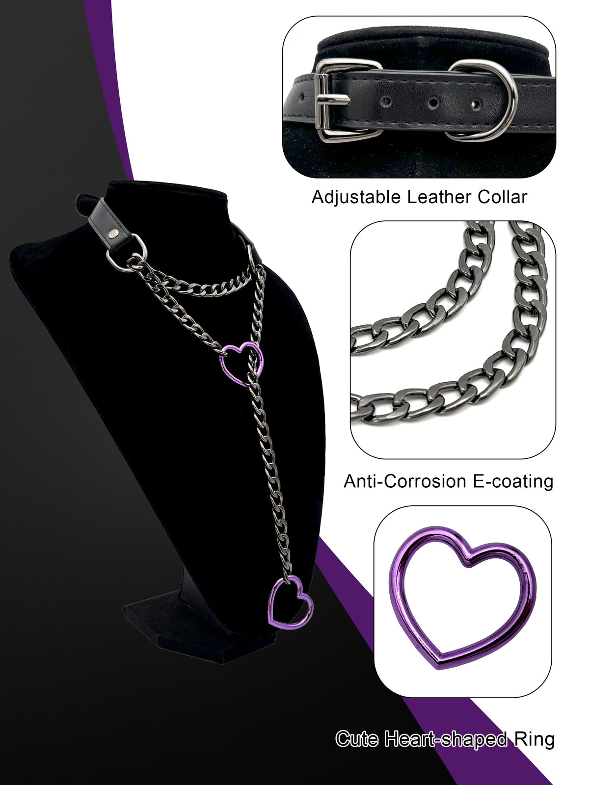 EVERGLIMP —.Heart Necklace Pendant