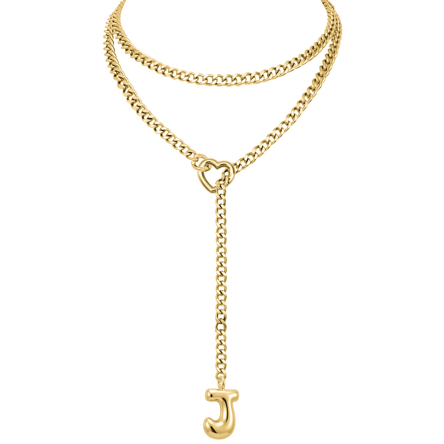 EVERGLIMP — 18K gold Plated Initial Necklace