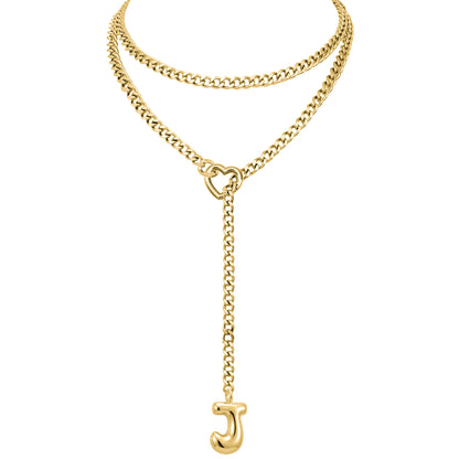 EVERGLIMP — 18K gold Plated Initial Necklace