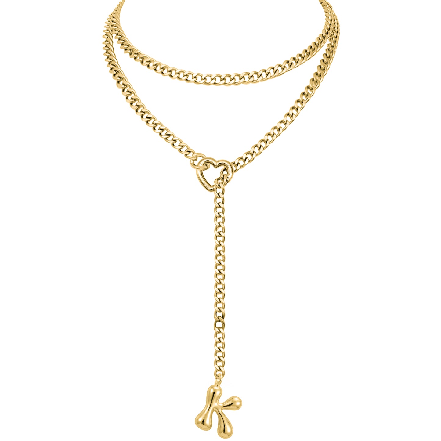 EVERGLIMP — 18K gold Plated Initial Necklace